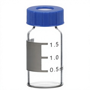Flacons en silicone pour autosampler 2 ml, transparents, type headspace, avec bouchons et joints, à usage unique - Product Image 1