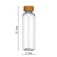 Bouteilles d'eau potable bon marché de qualité alimentaire PET bouteille en plastique vide botella de agua de 500ml avec logo personnalisé pour eau minérale et jus