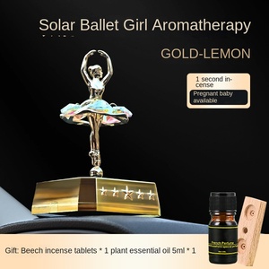 Nuovo Profumatore per Auto a Forma di Ballerina, Ornamento Rotante in Plastica per Aromaterapia, Decorazione Interna per Console - Product Image 6