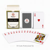 Cartes à jouer Guan Dan personnalisées haut de gamme pour entreprises, marque Sincolink, papier cartonné 310 g/m² à âme bleue, finition lin