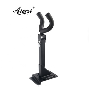 Soporte <span class=keywords><strong>de</strong></span> Pared <span class=keywords><strong>de</strong></span> Metal Negro con Cuello Largo <span class=keywords><strong>para</strong></span> Guitarra, Bajo, Violín, Instrumento <span class=keywords><strong>de</strong></span> Cuerda, Precio <span class=keywords><strong>de</strong></span> Fábrica al por Mayor - Product Image 2