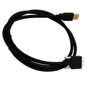 <b>Usb</b> 3.0 Am To <b>Micro</b> <b>B</b> Data Cable With Screw Lock For Camera 0.3M 1M 1.8M 3M 5M - Product Image 4