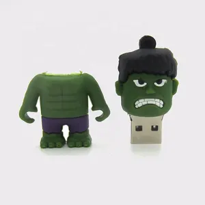 Marvel Dễ Thương Pendrive Hulk Usb Flash Pen Drive Thẻ Nhớ Siêu