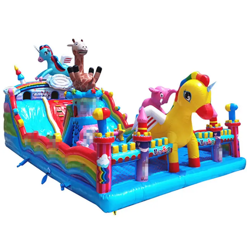 Dream Paradise Large outdoor Commercial PVC jumping castle bounce house scivolo gonfiabile per bambini