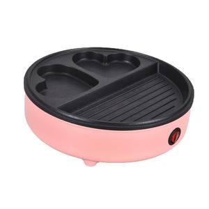 Nouveau fabricant d'oeufs en forme de coeur de poêle à gril électrique multifonction pour une utilisation intérieure/extérieure Machine à petit-déjeuner sans fumée PTFE antiadhésif - Product Image 3