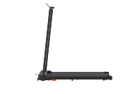 Tapis de course électrique silencieux à profil bas, pliable avec accoudoirs, pour usage résidentiel, équipement de fitness compact