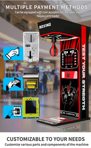 Macchina da Gioco Arcade a Moneta per Pugilato, Sfida di Forza Sportiva per Adulti, Gioco da 1-6 Giocatori per Carnevale e Sala Giochi al Coperto - Product Image 6