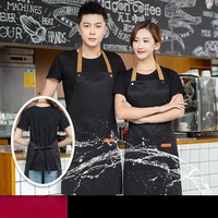 Tablier de restaurant d'hôtel, vêtements de travail professionnels pour la cuisine, pour chef, serveur, personnel de service, utilisation en hôtellerie