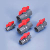 Pabrik Sistem Irigasi Katup Bola PVC Bersertifikasi ISO, Menyediakan Ukuran 1/2"-4", Kontrol Air Manual, OEM, Penggunaan Umum SPRRAIN Press