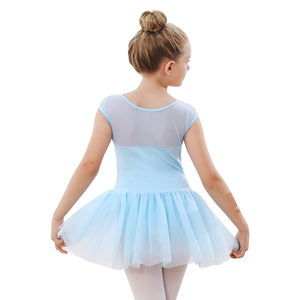 Robe de tutu de ballet pour filles, tenue de <span class=keywords><strong>danse</strong></span> de scène, <span class=keywords><strong>justaucorps</strong></span> <span class=keywords><strong>classique</strong></span>, tutu de ballet rose pour tout-petits, pour la performance et l'entraînement - Product Image 3
