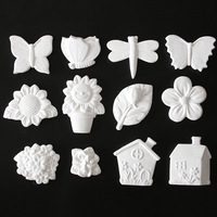 Plaster Doll Coloring Santa Claus Children Painting DIY Coloring New Graffiti-style Painted Fujian Dehua Model 061 Wholesale