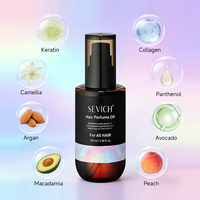 Parfum capillaire personnalisé à l'huile d'argan marocaine 100ml – Brume parfumée anti-frisottis et brillance pour femme