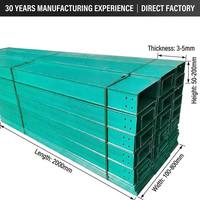Canaux de câblage en PRV (Plastique Renforcé de Fibres) avec couvercles, résistants à la corrosion, idéaux pour les environnements chimiques difficiles, directement de l'usine.