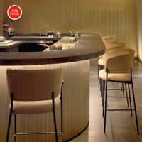 Ensemble table et chaises de bar au design unique, style bar musical, tabourets de bar en métal pour restaurant - Vente chaude