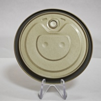 Qualité alimentaire 211 #   Capsules de boîtes de conserve à ouverture facile en aluminium chromé doré de 65,3 mm
