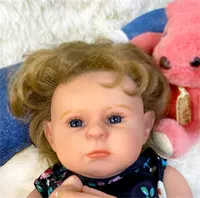 Reborn Baby Dolls Girls Real Look Handmade Reborn Toddler Girls con gonna arcobaleno bambole realistiche regali per ragazze per bambini età