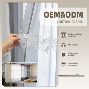 ColorsTex ODM OEM <span class=keywords><strong>Tissu</strong></span> de rideau en tulle <span class=keywords><strong>jacquard</strong></span> brodé esthétique <span class=keywords><strong>français</strong></span> gris polyester en gros <span class=keywords><strong>au</strong></span> <span class=keywords><strong>mètre</strong></span> - Product Image 1