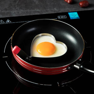 CX0311 Aksesori dapur baja tahan karat, cetakan telur dan cetakan panekuk untuk memasak rumah cincin telur dan pembentuk alat masak telur - Product Image 3