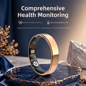 Anillo inteligente de acero inoxidable, monitor de salud y estado físico, monitor de frecuencia cardíaca y sueño, control por aplicación, carga USB - Product Image 6