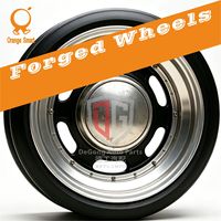 Jantes en aluminium forgé vintage à fond profond de 15 à 19 pouces certifiées ECE R124, PCD personnalisé pour voitures de sport classiques