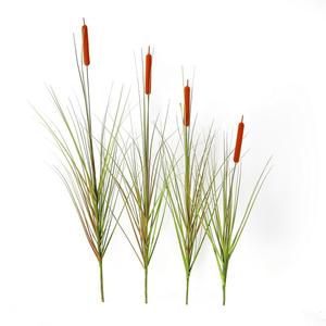 Il nordico in matrimonio paesaggio commerciale erba di cipolla e la pianta artificiale in vaso del bastone di papiro - Product Image 1