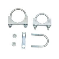 Collier de serrage en U en acier inoxydable robuste de haute qualité (métrique/pouce) pour raccordement automobile et tuyau d'échappement – Vente en gros