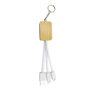 Hot bán khuyến mại kinh doanh Bộ quà tặng 5V/2A Keychain sạc 3 trong 1 cáp USB cho nam giới và phụ nữ mặt Hàng quà tặng - Product Image 4