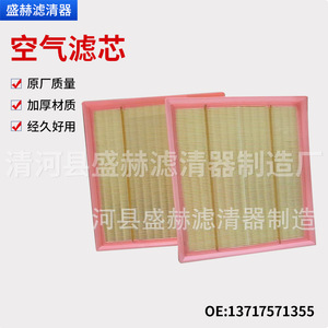 Filtro de aire Sheng Xuan 13717571 355 para BMW X1 E84 535i F10 F11 - Product Image 2