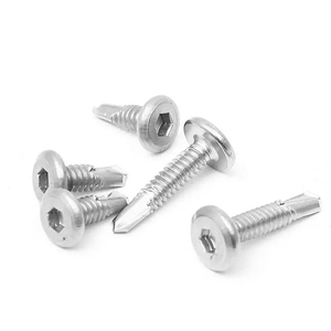 Bibo Yaente Factory 410 Stainless Steel Hex <b>Socket</b> Self-drilling <b>Screws</b> - Hardened Self-tapping Dovetail Fasteners Metric - Product Image 3