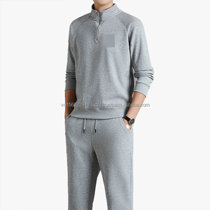 เสื้อสเวตเชิ้ตฟลีซแบบซิปครึ่งตัว รุ่นใหม่ประจำฤดูหนาวปี 2026 แฟชั่นลำลองสำหรับผู้ชาย ปรับแต่งได้ งานปักคุณภาพสูง ชุดกีฬาผู้ชาย อุ่นสบาย - Product Image 3