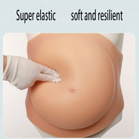 Faux ventre de grossesse en silicone pour travesti, accessoire de film, costume de grossesse, modèle de ventre de grossesse, ventre artificiel en silicone