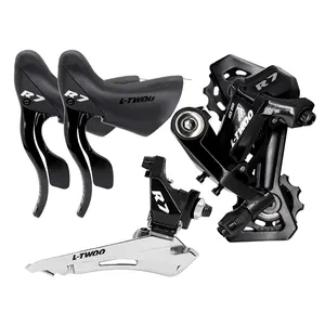 LTWOO R7 2X10 Velocidade Road Bike Desviadores Kit Shifter Brake Lever 20 Velocidade Bicicleta Desviador Traseiro Groupset Compatível SHIMANO