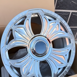 ล้อโครเมียมขัดเงาล้อสำหรับรถฟอร์จสำหรับม้วน Royce Tesla Mercedes-Benz ขอบรถ G550อเมริกัน - Product Image 2