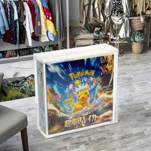 <span class=keywords><strong>Vente</strong></span> chaude, support de carte en acrylique transparent personnalisé de haute qualité, assemblé, pour boîte de booster Pokémon, présentoir de cadeaux - Product Image 3