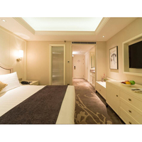 Resort Muebles de dormitorio Último apartamento moderno Conjunto de muebles de dormitorio Hotel 5 estrellas Muebles de dormitorio de hotel