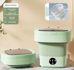 <span class=keywords><strong>Lave</strong></span>-<span class=keywords><strong>linge</strong></span> et sèche-<span class=keywords><strong>linge</strong></span> mini pliable 8L 2 en 1, machine à laver portable de voyage <span class=keywords><strong>avec</strong></span> stérilisation par lumière bleue - Product Image 6