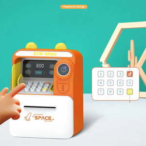 Nuevo Estilo de Juguete <span class=keywords><strong>Interactivo</strong></span> para Niños, Alcancía Inteligente con Reconocimiento Facial, Simulación de Cajero Automático Espacial, Fabricada en Plástico ABS - Product Image 2