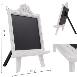 Handmade Gỗ Mini Bảng Bảng Bảng Đen Bảng Hiệu Trang Trí Có Thể Tháo Rời Bảng Phấn Với Giá Vẽ Đứng Cho Nhà Hàng Đám Cưới - Product Image 4