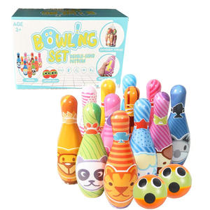 <span class=keywords><strong>Jeu</strong></span> de <span class=keywords><strong>bowling</strong></span> et de balle en <span class=keywords><strong>mousse</strong></span> PU colorée, grand kit portable pour le développement précoce en intérieur, jouet sportif pour enfants, vente en gros - Product Image 2
