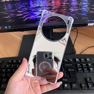 Ốp điện thoại hai trong một S16 gương trong suốt Vivo x100pro Ốp điện thoại bốn góc chống rơi vật liệu TPU mô hình kẹp điện thoại di động số - Product Image 3