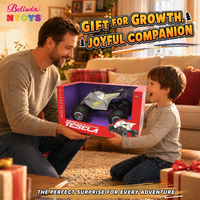 Jouets de moto télécommandés Belinda, voitures télécommandées 27 MHz, voiture télécommandée 4 canaux avec lumière, voiture télécommandée haute vitesse, cadeaux pour enfants