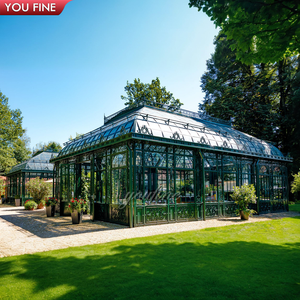 YOUFINE Grand gazebo en fer, château, serre, structure pour manoirs et jardins - Product Image 2