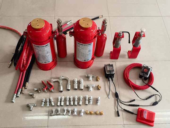 Cartridge Automatic Vehicle Fire Suppression System Dry Powder Foam ...