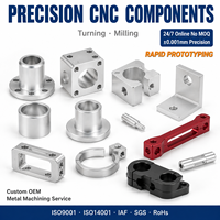 Pièces usinées CNC en aluminium OEM, fraisage et tournage sur mesure, finition de surface anodisée dure pour applications mécaniques
