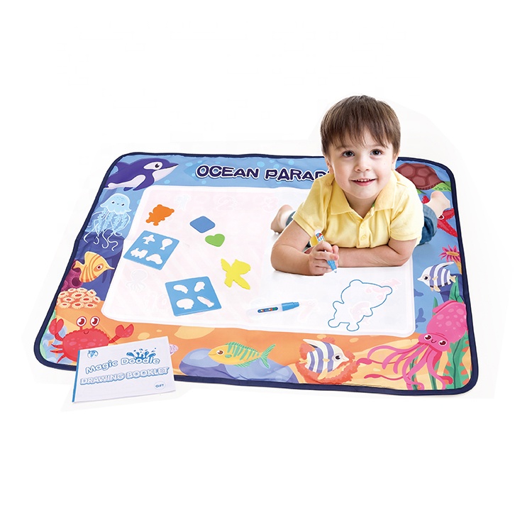 Hot Sale Play Mat Magic Water Book Magic Painting Coloring Mat Educational Kid Toy Drawing Magic aqua mat Pad Kids