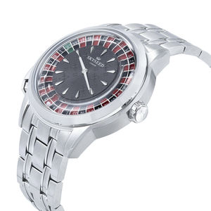 Montre mécanique pour homme <span class=keywords><strong>en</strong></span> acier inoxydable de luxe avec logo personnalisé, <span class=keywords><strong>roulette</strong></span> de casino, édition limitée 43 mm, luminescente, 5 BAR d'étanchéité - Product Image 4