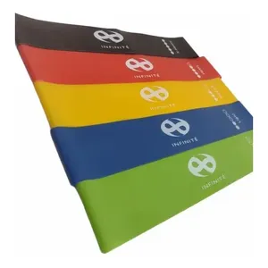 Mini bande Infinity If-SMB2 Set di fasce per esercizi Fitness e Yoga realizzate in lattice e Silicone - Product Image 5