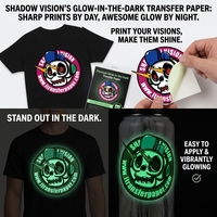 Papel de Transferencia de Tinta para Tela Oscura, Profesional, para Camisetas, Termoadhesivo, A4 8.5x11'', Venta al Por Mayor