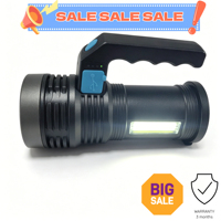 Lampe de poche de camping Outlux 3W étanche IPX5 160 lumens haute puissance rechargeable USB LED ABS longue portée avec lumière latérale