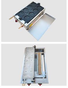 เครื่องทำขนมพายวาฟเฟิลใส่เหรียญทำจากสเตนเลสสตีลอุปกรณ์ทำขนมปังชีสสโคน - Product Image 4